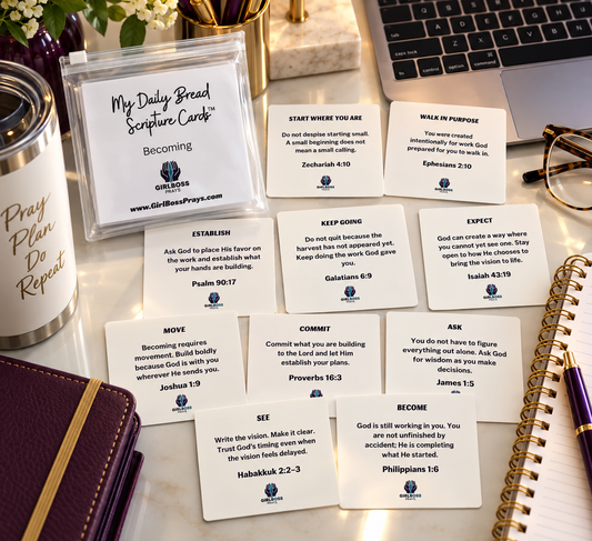 Becoming | My Daily Bread Scripture Cards
