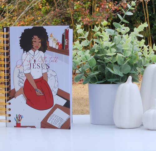 Red and White Prayer Journal