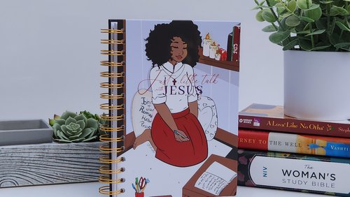 Red and White Prayer Journal
