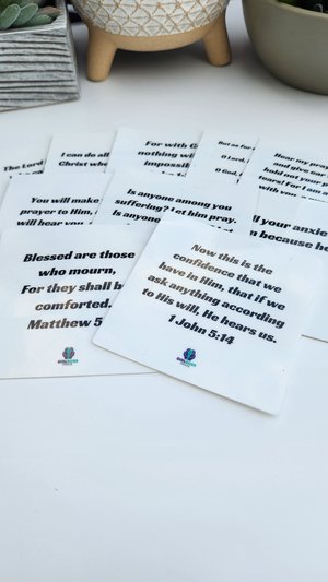 Earth Has No Sorrow That Heaven Cannot Heal(Scripture Cards)