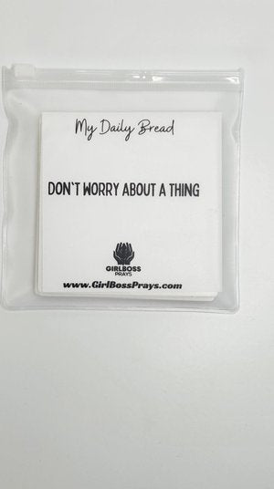 Don't Worry About A Thing (Scripture Cards)